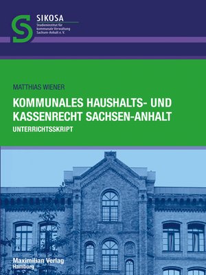 cover image of Kommunales Haushalts- und Kassenrecht Sachsen-Anhalt